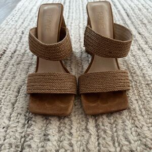 RAYE Women's Brown Wedge Sandals